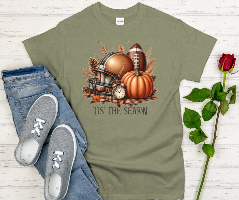 Tis the Season Fall & Football T-Shirt